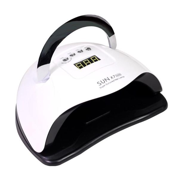 

x7 max uv led lamp for manicure nail lamps dryer curing gel varnish tools with sensor lcd display dryers