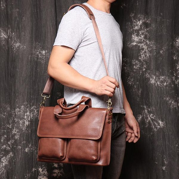 

briefcases vintage leather business men briefcase 14\ 9siw