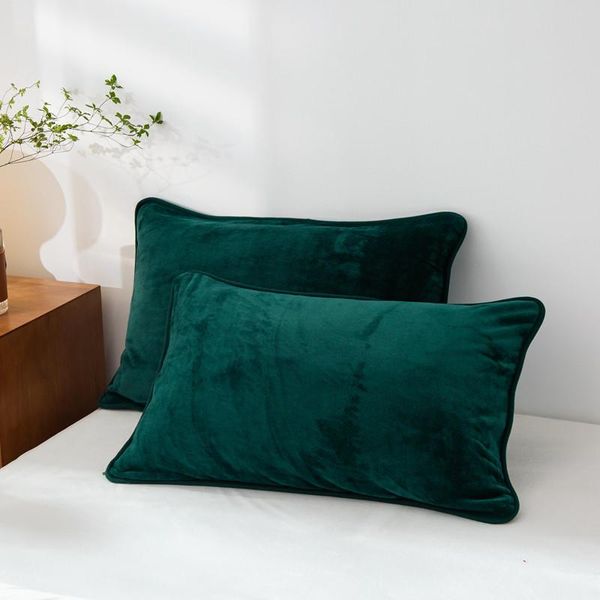 

pillow case velvet on bedding warm and comfortable soft cover home decoration body dropshiping