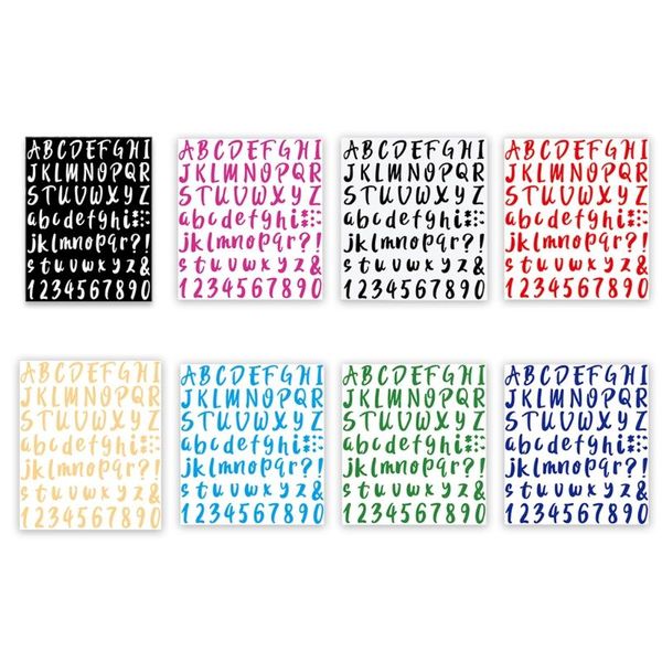 

gift wrap 5 sheets letters number stickers office documents classification labels category tools home supplies m6ce