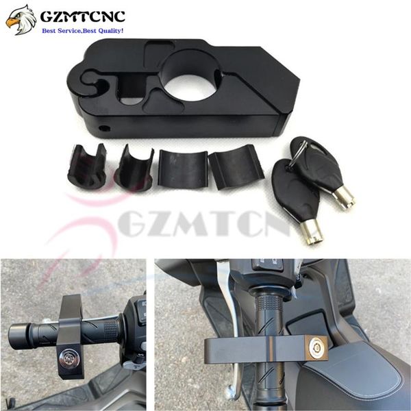 

theft protection universal motorcycle handlebar lock grip security safety brake rotor locks fit scooter atv dirt street bikes auto