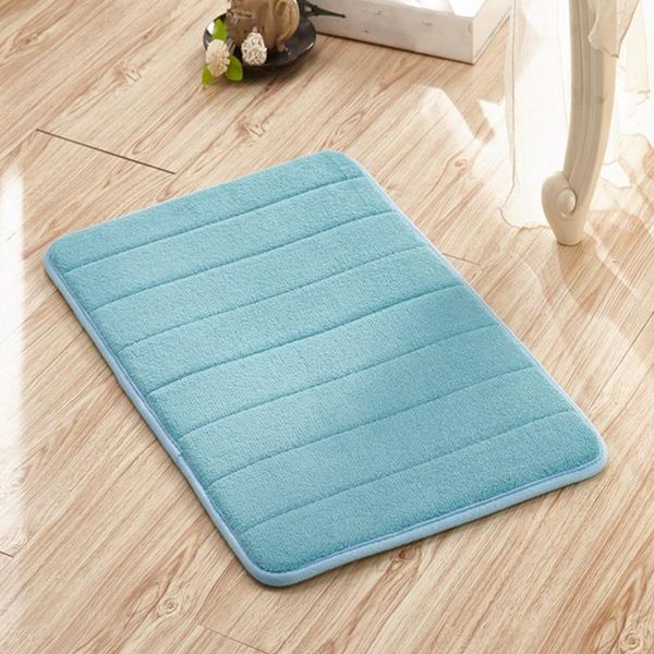

bath mats anti-slip memory foam mat bathroom carpet absorb water shaggy coral fleece rug floor