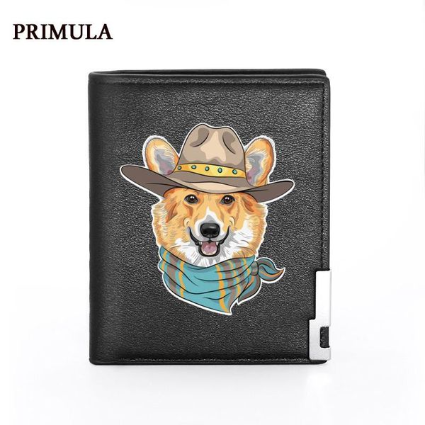 

wallets primula male pu leather men holders cute pet dog design women short purses high quality, Red;black