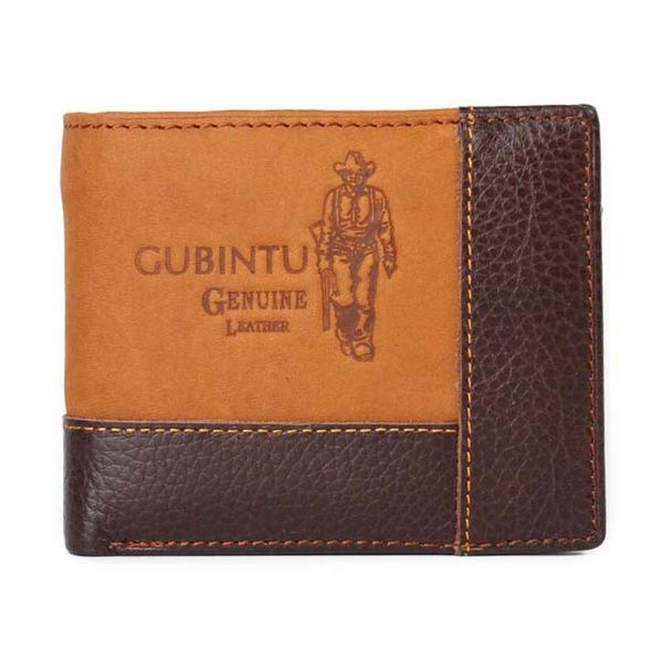 

fashion men's wallets designer patchwork genuine cow leather shorts purse good for man quality 3 fold purses, Red;black