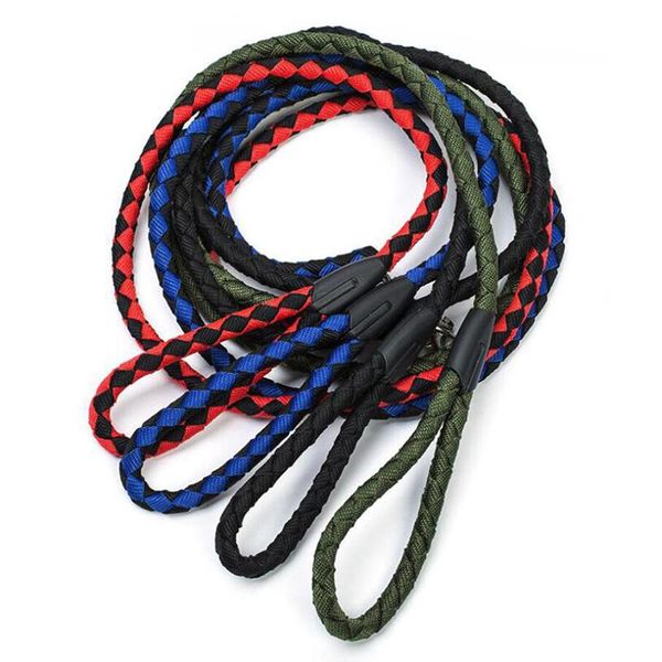 

dog collars & leashes nylon leash pet walking collar traction rope strap