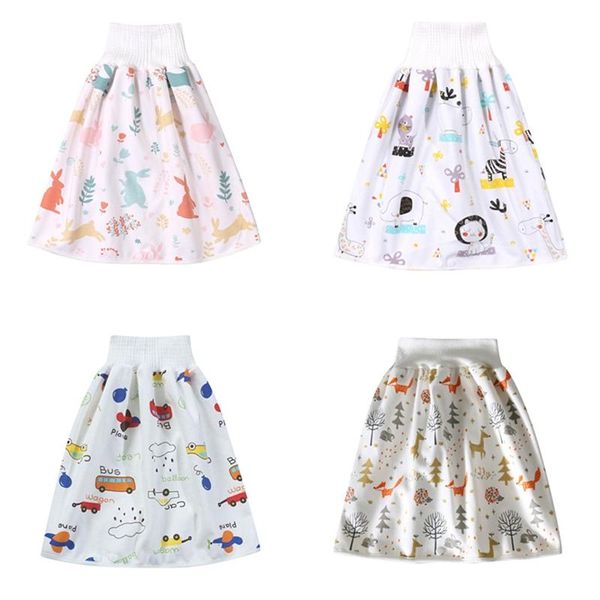 

cloth diapers soft cotton diaper pants for baby toddler 2 in 1 waterproof absorbent shorts cartoon print hakama reusable