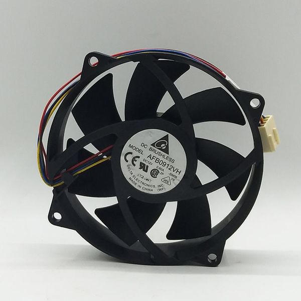 

original delta afb0912vh 9225 12v 0.60a quad pwm cpu circular fan fans & coolings