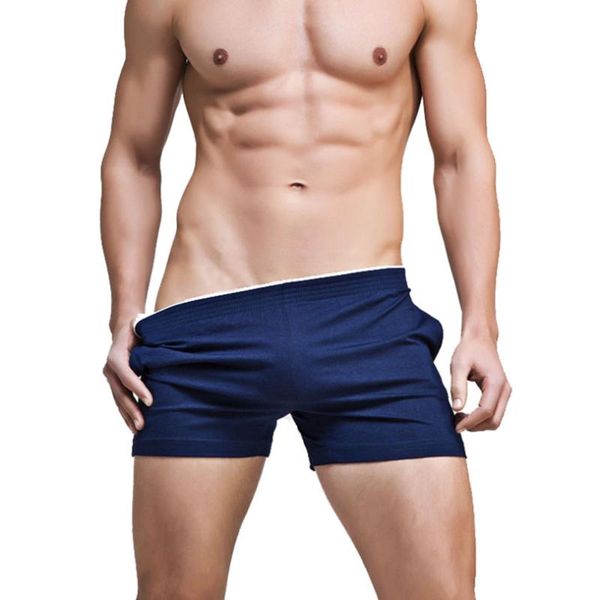 

men's sleepwear mens sleep bottoms casual cotton lounges home sleeping shorts underwear summer male leisure pyjama underpants, Black;brown