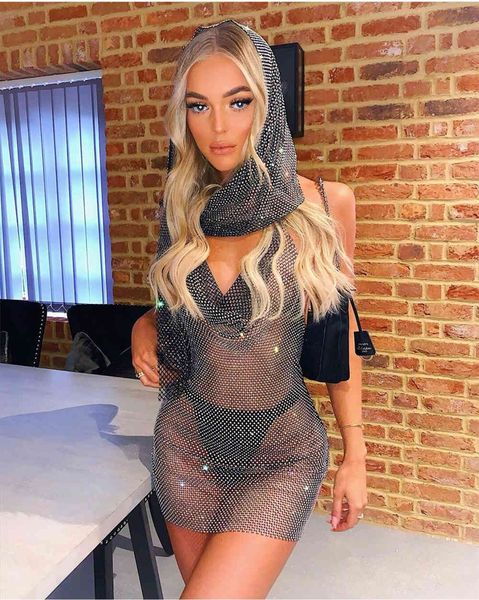 

bright diamond suspender dress yx191 in autumn and winter of 2019, Black;gray
