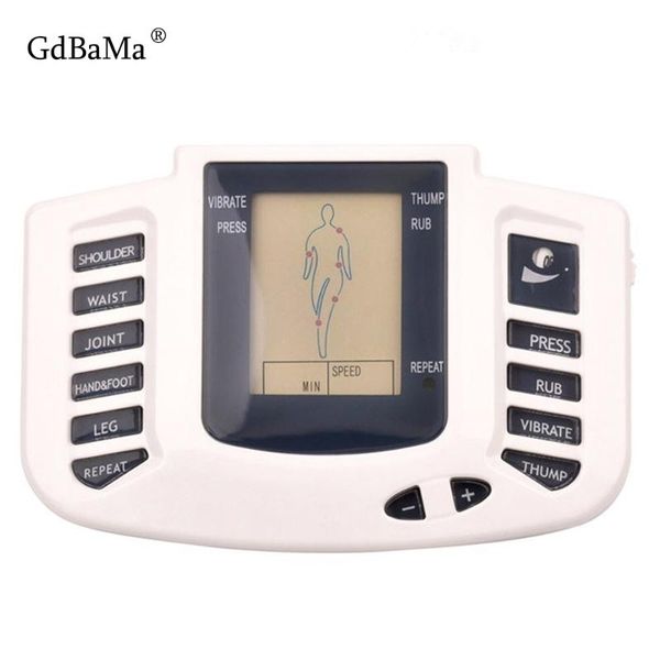 

activity trackers electrical stimulator relax muscle massager full body pulse therapy tens acupuncture +16padssmart fitness electric weight