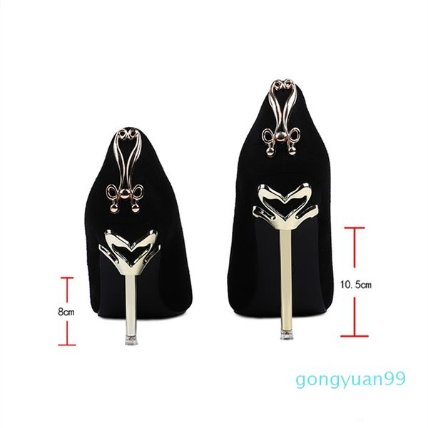 

2022 new 8cm .5cm ladies high heels women wedding party dress shoes pumps stiletto woman pointed toe black