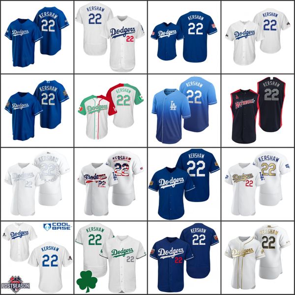 

los angeles dodgers men 22 clayton kershaw women youthjersey, Black;red
