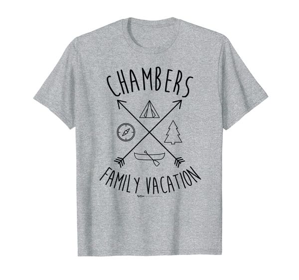 

chambers family vacation group gift t-shirt, White;black