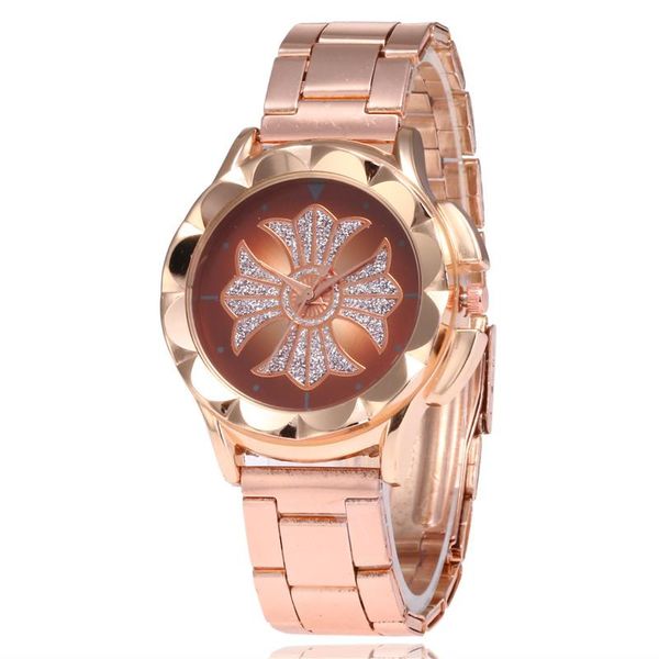 

wristwatches 67 women watch exquisite quartz ladies watches montre femme waterproof leather female clock horloges vrouwen, Slivery;brown
