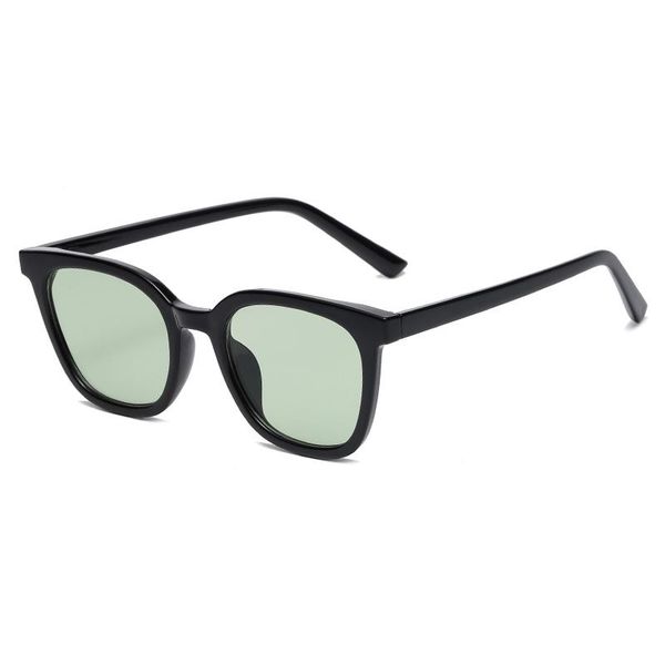 

sunglasses 2021 korean design metal nail men trendy large frame women vintage gentle sun glasses uv, White;black