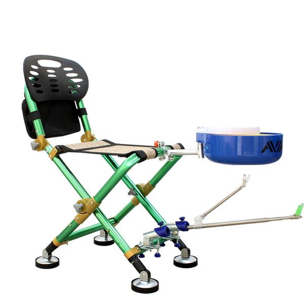 

fishing accessories multifunctional chair folding aluminum alloy table stool wild portable product