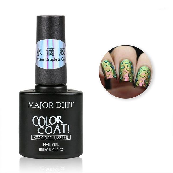 

nail polish water droplets art design gel varnish 8ml soak off manicure1, Red;pink