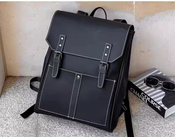 Designer-Schultaschen, Computertasche, großes Fassungsvermögen, Rucksack, lässige Handtasche, weiches Leder, modische Geldbörse für Herren, Geschäftsreisetasche, schlichtes Design, Street-Style, HBP