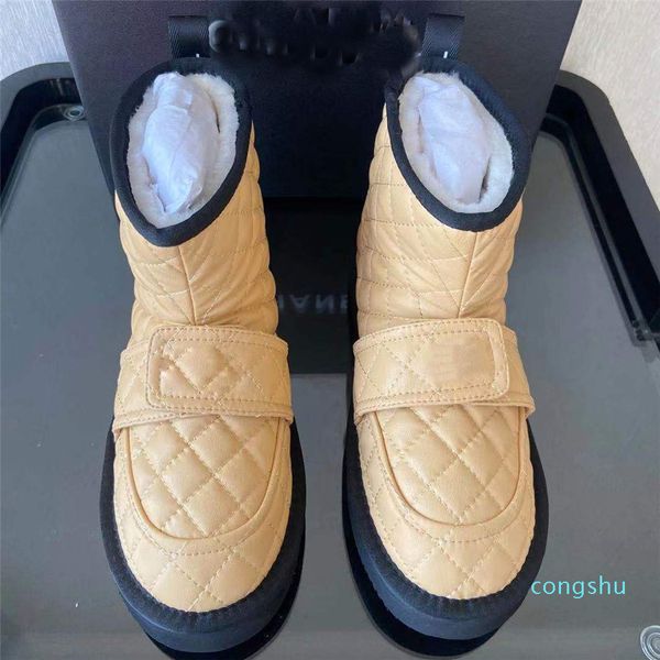 

winter woman luxury design fashion ankle boots cold season casual soft shoes size 35-4111, Black