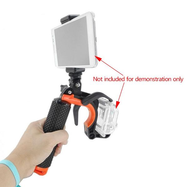 

hand grip scuba underwater shutter trigger camera floating selfie buoyancy stick phone clamp handheld accessories for monopods