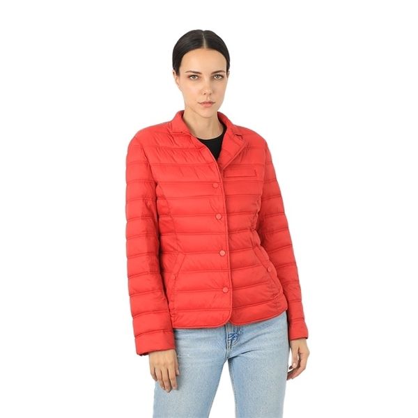 

spring women down short outwear coat cotton padded warm female stand collar brand clothing parka 18-525 211013, Black
