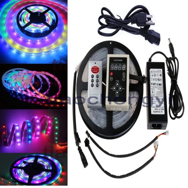 

strips waterproof 5m rgb dream color 6803 ic led strip light 133 change rf remote