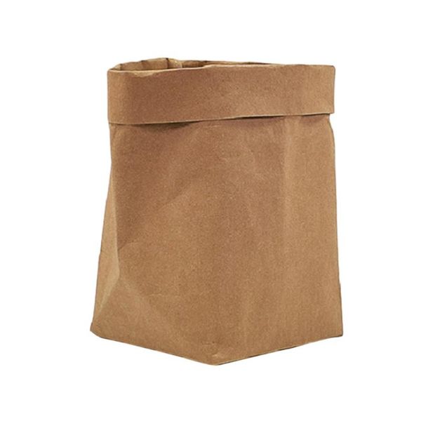 

gift wrap washable kraft paper container reusable bag organizer flowerpot planter bags cover for decoration and storage