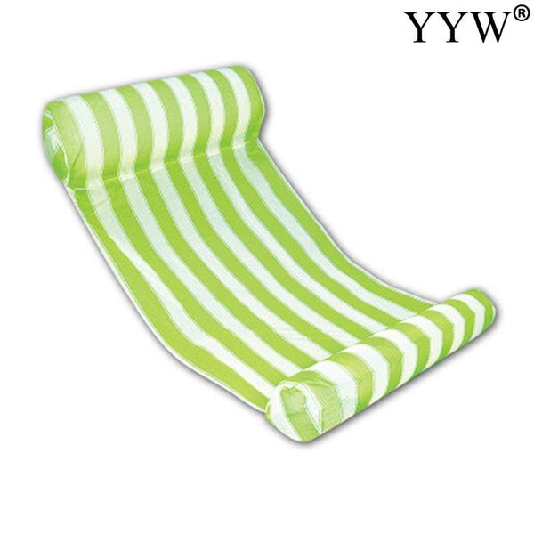 

water hammock recliner inflatable floating bed swimming pool striped mattress sea ring floats & tubes