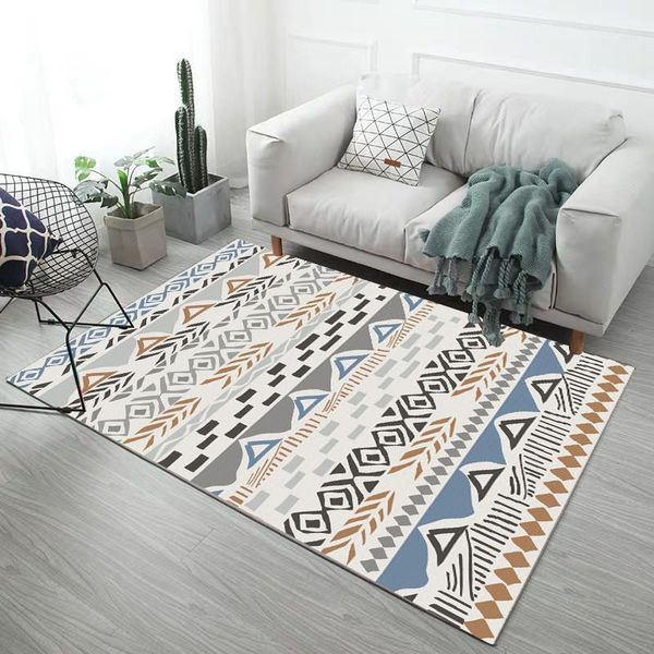 

carpets modern minimalist nordic style rectangular printed carpet floor mats for children crawling coffee table living room