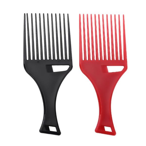 

hair brushes afro comb plastic pick styling tool - premium barber supplies and, Silver