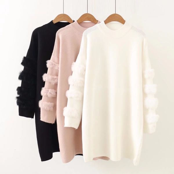 

women's sweaters winter fashion wool women warm solid casual full sleeve turtleneck slim pullovers computer knitted hcac, White;black