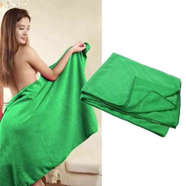 

1pc absorbent fiber beach drying bath towels cleaning washcloth shower sheet sports gym towel