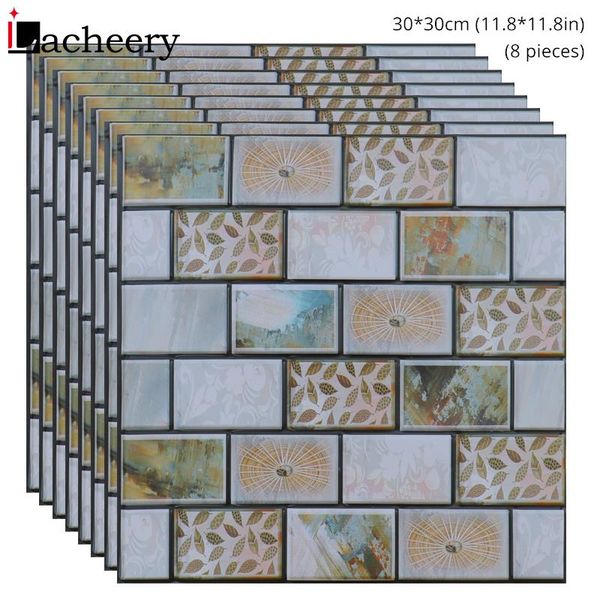 

wallpapers self-adhesive 3d brick wall stickers diy home decor waterproof pvc wallpaper for kids room bedroom contact paper 30cm*30cm