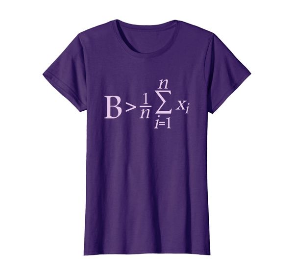 

Womens Be Greater Than Average Funny Math Shirt Purple | Women, Mainly pictures