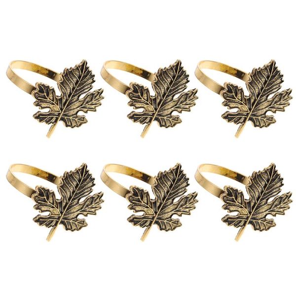 

napkin rings 6pcs shaped buckles thanksgiving theme decor