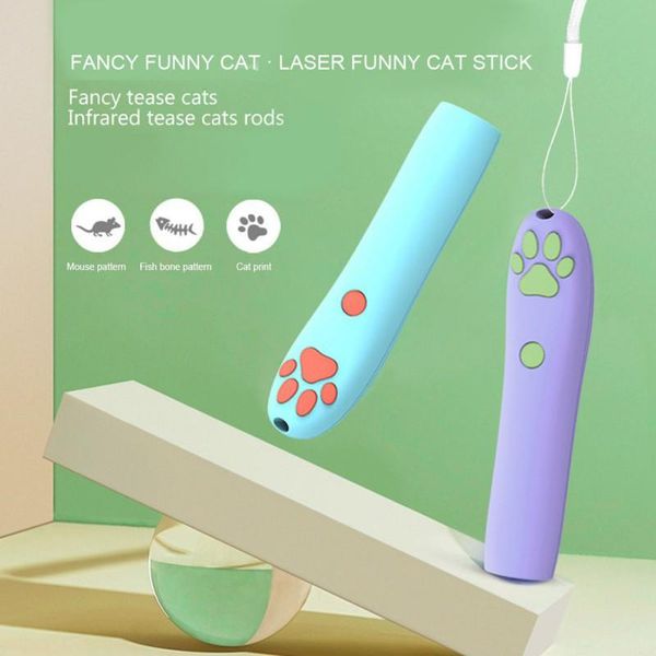 

cat toys pet color led 1pc funny light pointer play kitten interactive toy 1