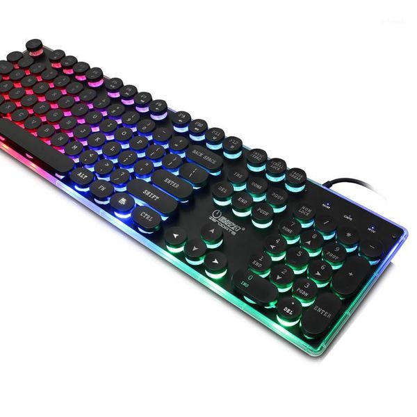 

wired keyboard 104 keys 3 backlit color multimedia ergonomic for lappc jr deals1