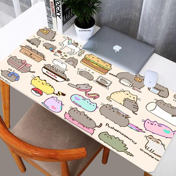 

mouse pads & wrist rests xxl pad gamer non-slip mat mousepad anime mats pc complete diy on the table kawaii accessories deskpad cat