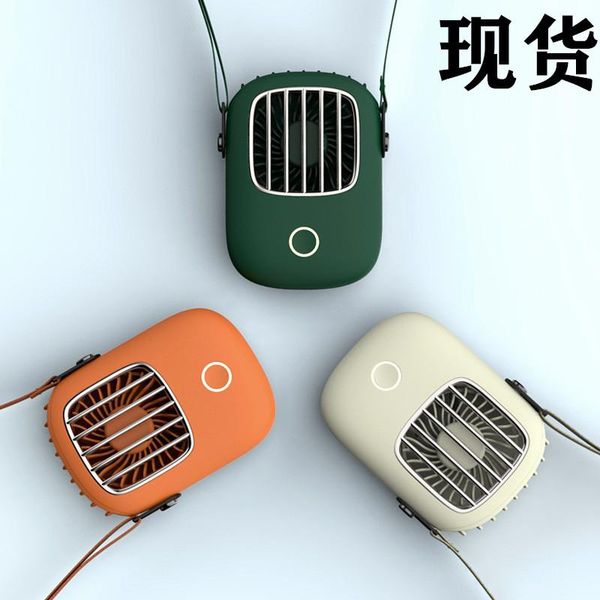 

electric fans product usb mini handheld cooling hanging neck small fan lazy sports portable