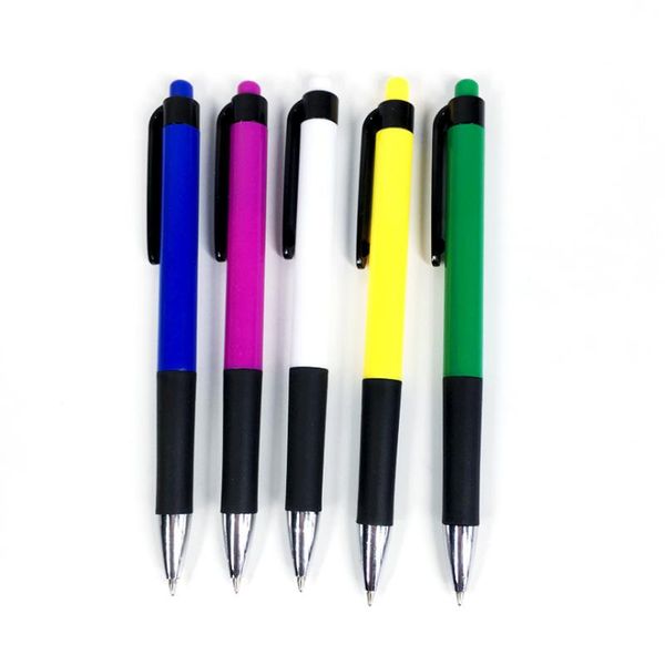

ballpoint pens 5pc 0.7mm pen blue ink office accessories material escolar writing supply mark ball stationery school supplies, Blue;orange