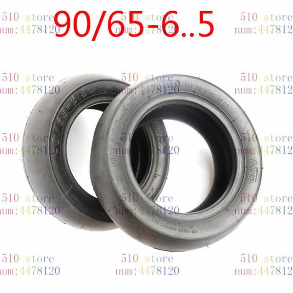 

motorcycle wheels & tires 2pcs pocket bike slick front 90/65 -6.5& rear 110/50- 6.5 tubeless vacuum tyres for 47cc 49cc 2stroke atv mini