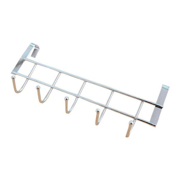

hooks & rails household thickening door hook stainless steel 5 cabinet no trace nail-bedroom living room storage rack
