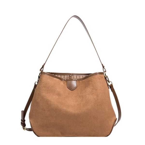 

evening bags female autumn crossbody bag luxury ladies bucket shoulder large capacity solid color totes retro messenger