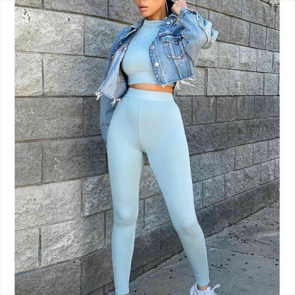 

autumn turtleneck t shirt sets womens tracksuits 2pieces fashion spring long sleeve casual skinny pants club suits clothings, Gray