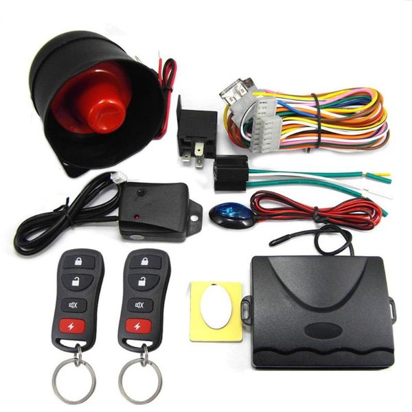 

alarm & security chadwick 802b-8170 one way car system with siren for 12v dc vehicle which has central door lock