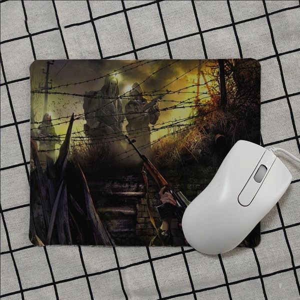 

mouse pads & wrist rests stalker game anti-slip durable silicone computermats smooth writing pad desk mate gaming