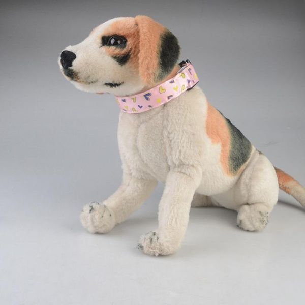 

luxury pet dog products cartoon love illuminate led collars & leashes