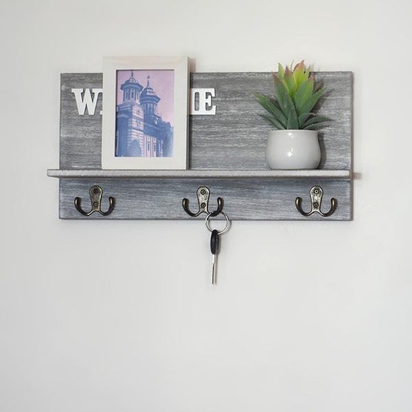 

home room entranceway welcome rack key hangers coat hat hooks & rails