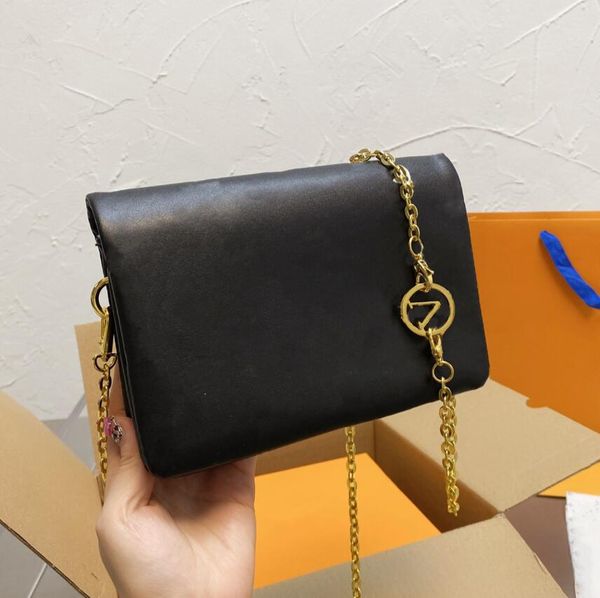 

Fashion Mini Coussin Designers Luxurys Shoulder Bags Woman Forward Women Crossbody Three Layers Top Quality Purse Wallet, Black