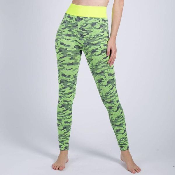 

yoga outfits leggings sports women fitness camouflage printing high waist elasticity sport for, White;red